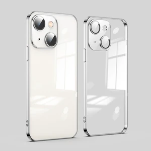 Için Cam Lens Telefon Kılıfı - Gümüş  (Yurt Dışından)