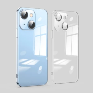 Için Cam Lens Telefon Kılıfı - Şeffaf  (Yurt Dışından)