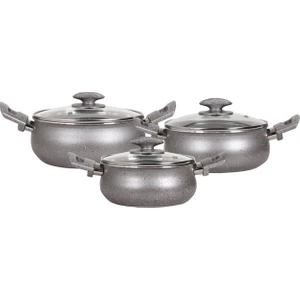 Granit 3'lü Güveç Set 16-18-20 cm