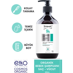Organik Bebek Saç Vücut Şampuanı 400 ml