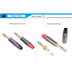 6.3 mm Trs Stereo Kaliteli Erkek Jack