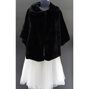 Siyah Gelin Etol Kürk Bolero