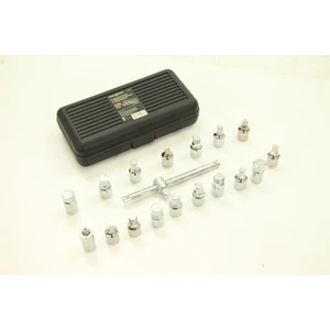 Worldforce 18 Parça Yağ Tapa Anahtar Seti Ful Çeşit 3/8" Girişli Profesyonel Karter Lokma Seti