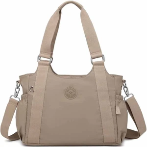 Smart Bags Krinkıl Kumaş Kadın Omuz Çantası 2022-1163 Vizon