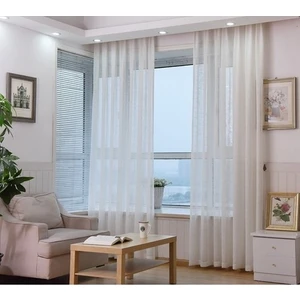 Taç Tül Perde Grek Zemin Ekstraforlu Düz Dikiş - Kırık Beyaz