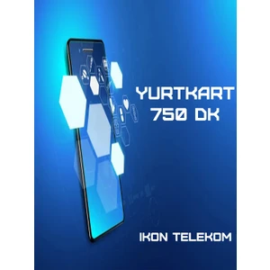 İkon Telekom YurtKart 750 Dakika - Ankesörlü Telefon Arama Kartı Pini
