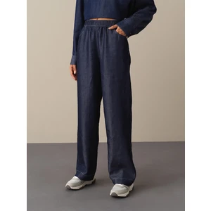 Lacivert Regular Fit Pantolon