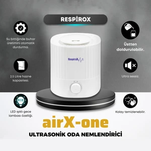Ultrasonik Hava Nemlendirici 2,5 Lt Su Haznesi