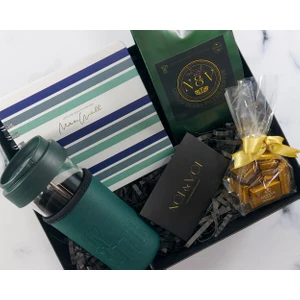 Iş Hediyesi Cam Frech Pressli Cam Mug Filtre Kahve Ofis Cool Hediye Kutusu