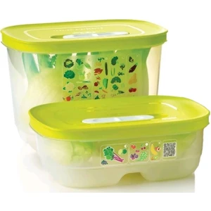 Sera Set 2'li Sebze Meyve Saklama Kabı 1.8 LT-800 ml Hsgl