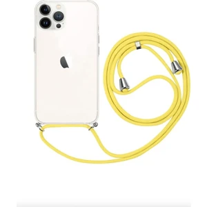 Iphone 11 Pro Uyumlu Boyundan Askılı Şeffaf Darbe Emici Antishock Silikon Telefon Kılıfı