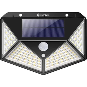 Dp-71 100 Ledli Hareket Sensörlü Güneş Enerjisiyle Çalışan Su Geçirmez Duvar Lambası