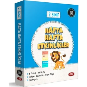 Data Yayınları 2. Sınıf Hafta Hafta Etkinlikler (8 Fasikül)
