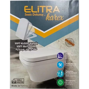Karex Soft Klozet Kapağı Yavaş Kapanır Amortisörlü Klozet Kapağı