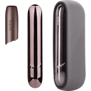 3 In 1 Durumda 3.0 Tam Koruyucu Kapak Yan Kapak ile Üst Kapağı Kabuk Iqos Için Duo Grey
