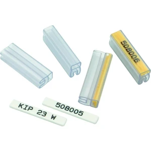 Kablo Etiket Taşıyıcı Şeffaf Tüp+Etiket 20 Adet