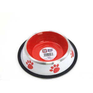 Renkli Desenli Çelik Mama ve Su Kabı 16 Oz