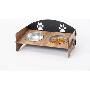 Kedi Mama Kabı Köpek Mama Kabı Kedi Yemek Kabı Çelik Mama Kabı Kahverengi