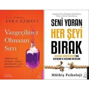Destek Yayınları Esra Ezmeci İmzalı Vazgeçilmez Olmanın Sırrı ve Seni Yoran Her Şeyi Bırak 2 Kitap Seti