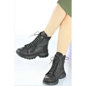 Kadın Hakiki Deri Günlük Spor Police Postal Bot M23-KB4395