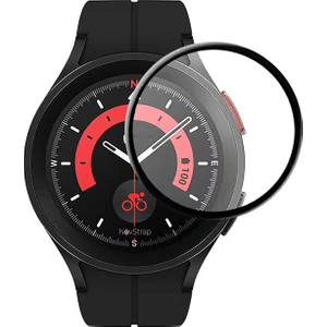 Novstrap Samsung Galaxy Watch 5 Pro 45MM Uyumlu Ekran Koruyucu Nano Esnek Cam Tam Uyumlu Ppm
