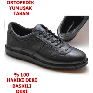 Ayakkabiburada 1050 Ortopedik Taban Deri Erkek Kışlık Ayakkabı
