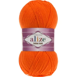 Cotton Gold Pamuk,amigurumi,panç El Örgü Ipi Renk Kodu:37-Oranj