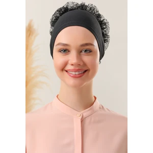 Melodi Scarf Tesettür Fırfırlı Bone