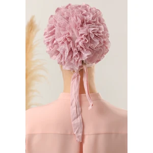 Melodi Scarf Tesettür Fırfırlı Bone