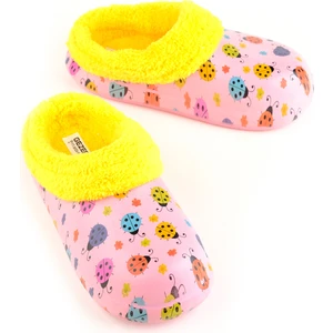 Kışlık Kız Çocuk Islak Zemin Içi Peluşlu Terlik