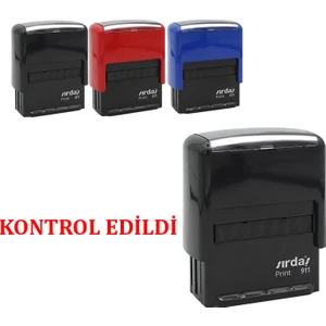 911 Hazır Kaşe ( Kontrol Edildi ) Kırmızı Mürekkep
