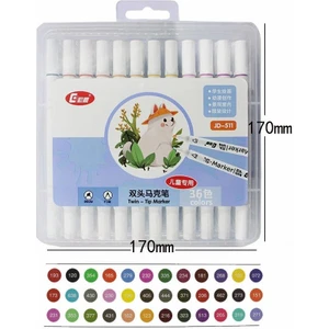 36 Adet Slim Marker Kalem Seti