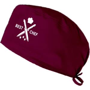 Bıçak Best Chef Baskılı Aşçı Şef Bonesi Chef Bandanası