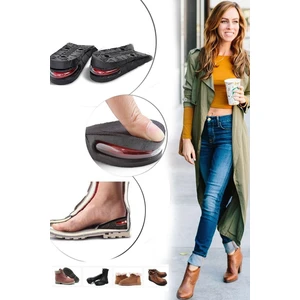 Unisex Ortopedik 5 cm Boy Uzatıcı Tabanlık Hava Yastıklı Spor Ayakkabı Tabanlığı Gizli Yükseltici