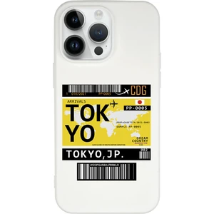 iPhone 14 Pro Max Uyumlu Tokyo Desenli Premium Silikonlu Lansman Telefon Kılıfı