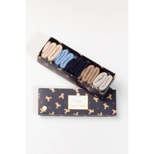 Katia & Bony   Renkli Yenidoğan Bamboo Blue Mix 5 Li Bebek Çorap