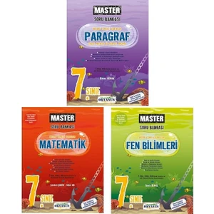 Okyanus Yayınları 7. Sınıf Master Paragraf - Matematik - Fen Bilimleri Soru Bankası Set