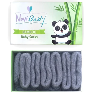3'lü Bambu Yenidoğan Bebek Çorabı I Cloud I 0-6 Ay