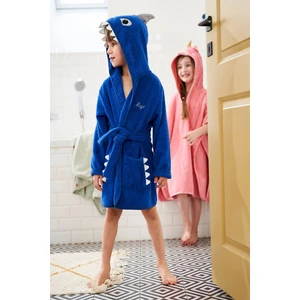 Kapşonlu Kız-Erkek Çocuk Bornozu Pamuklu