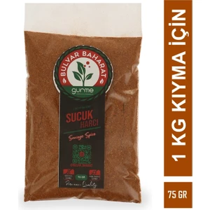 Bulvar Baharat Geleneksel Sucuk Harcı / Sucuk Baharatı 75 gr (1 kg Kıyma Için)
