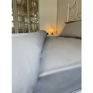 Çift Kişilik Gri Lastikli Çarşaf