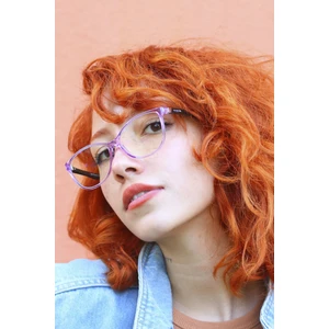 Focus On Dinlendirici Bilgisayar Ekran Gözlüğü Mavi Işık Filtreli Hafif TR90 Çerçeve Mor