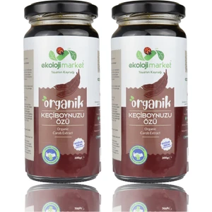 Ekoloji Market Organik Keçiboynuzu Özü 300 gr - 2'li Paket
