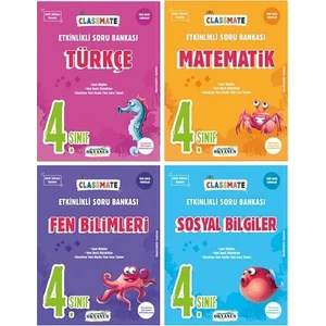 Okyanus Yayınları 4. Sınıf Classmate Soru Bankası Seti (Ciltli)