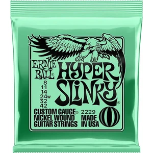 Ernie Ball P02229 Hyper Slinky Nickelwound 8-42 Elektro Gitar Tel Seti