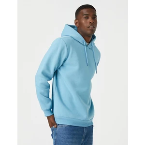 Basic Kapşonlu Sweatshirt