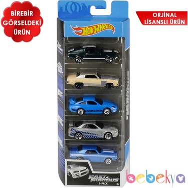 Hot Wheels Beşli Araba Seti 2020 Fast And Furıous GHP55 Fiyatı