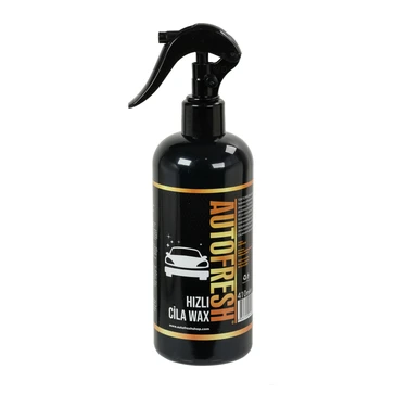 Auto Fresh Araç Hızlı Cila Seramik Etkili Su Kaydırıcı Etki Oto Parlatıcı Koruyucu Wax 410 ml Bez