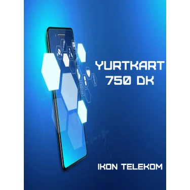 İkon Telekom YurtKart 750 Dakika - Ankesörlü Telefon Arama Kartı