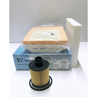 Waben Fiat Egea 1.3 - 1.6 Euro 6 Filtre Bakım Seti (3